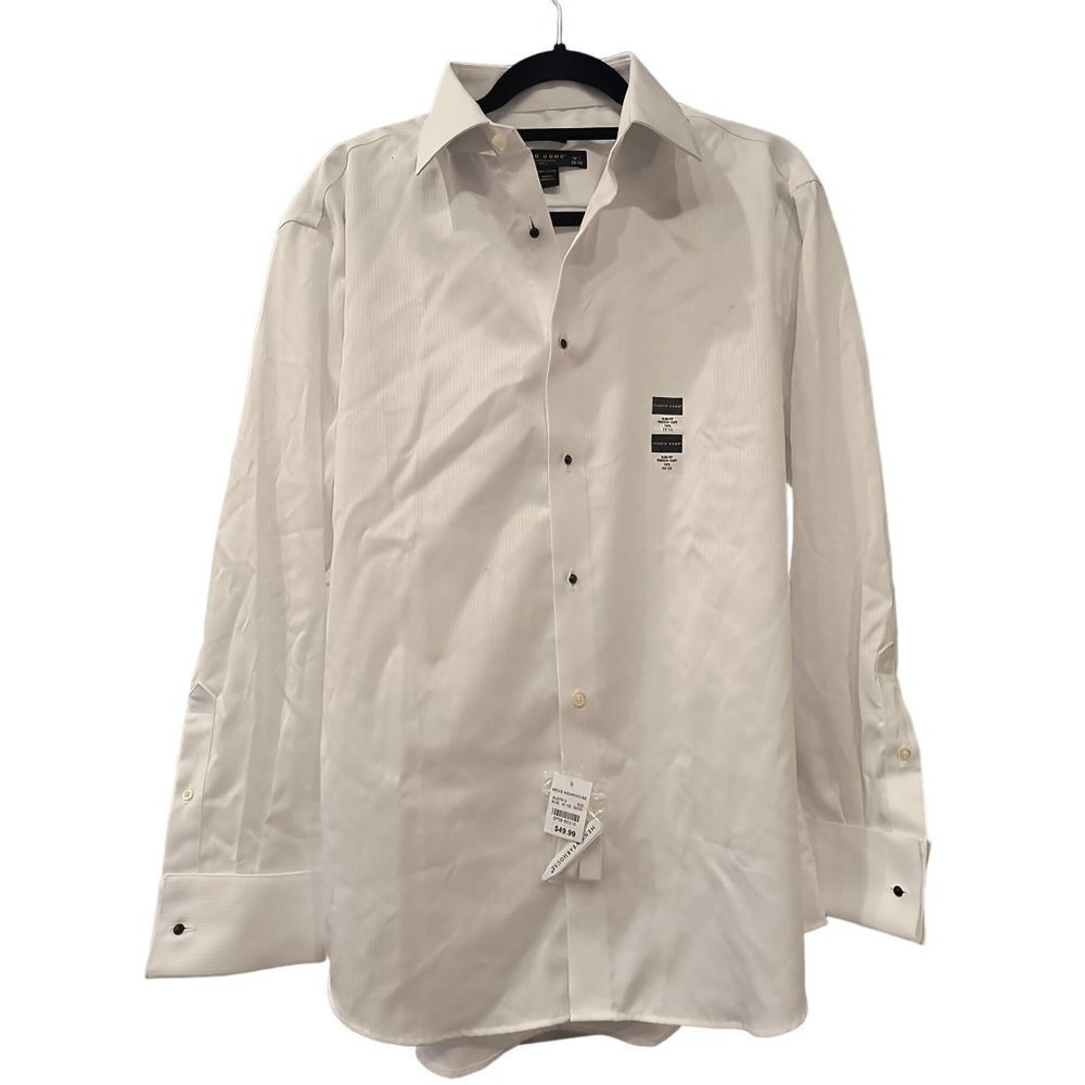 Pronto Uomo Men's Long‎ Sleeve Button Down NWT 16.5 32/33
